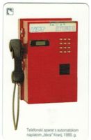 Telefonkarte Kroatien 100 Kuna Telefonapparat