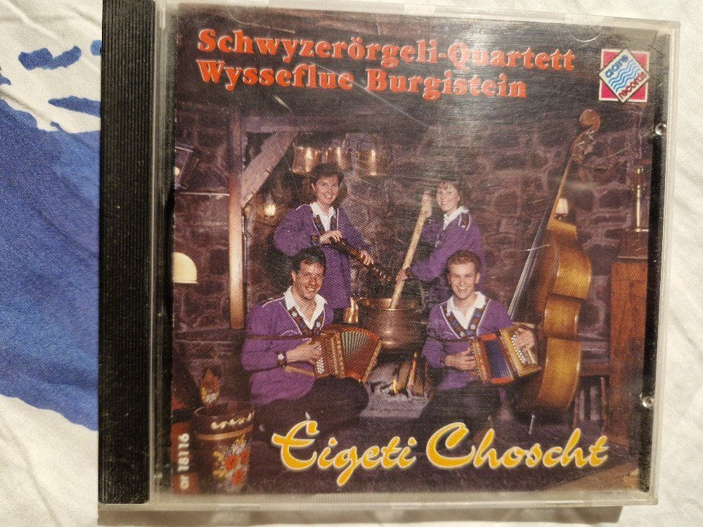 CD: Schwyzerörgeli Quartett Wysseflue: Eigeti Choscht – Usato da Brittnau venduto da Zibu