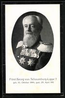 Fürst Georg von Schaumburg-Lippe in Uni