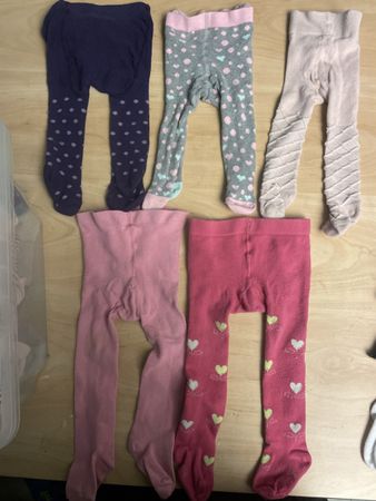 5 süsse Baby Strumpfhosen Gr.62/68