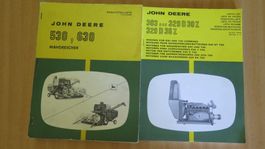 JOHN DEERE Mähdrescher 530/630 und Motor Ersatzteiliste