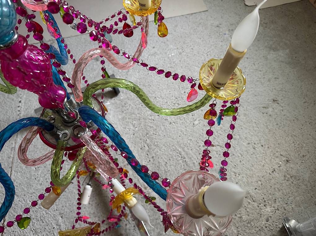 Lampadari & plafoniere: Bunte Lampe/Lüster – Usato da Uettligen venduto da Maxime_Ehrsam.2020 1