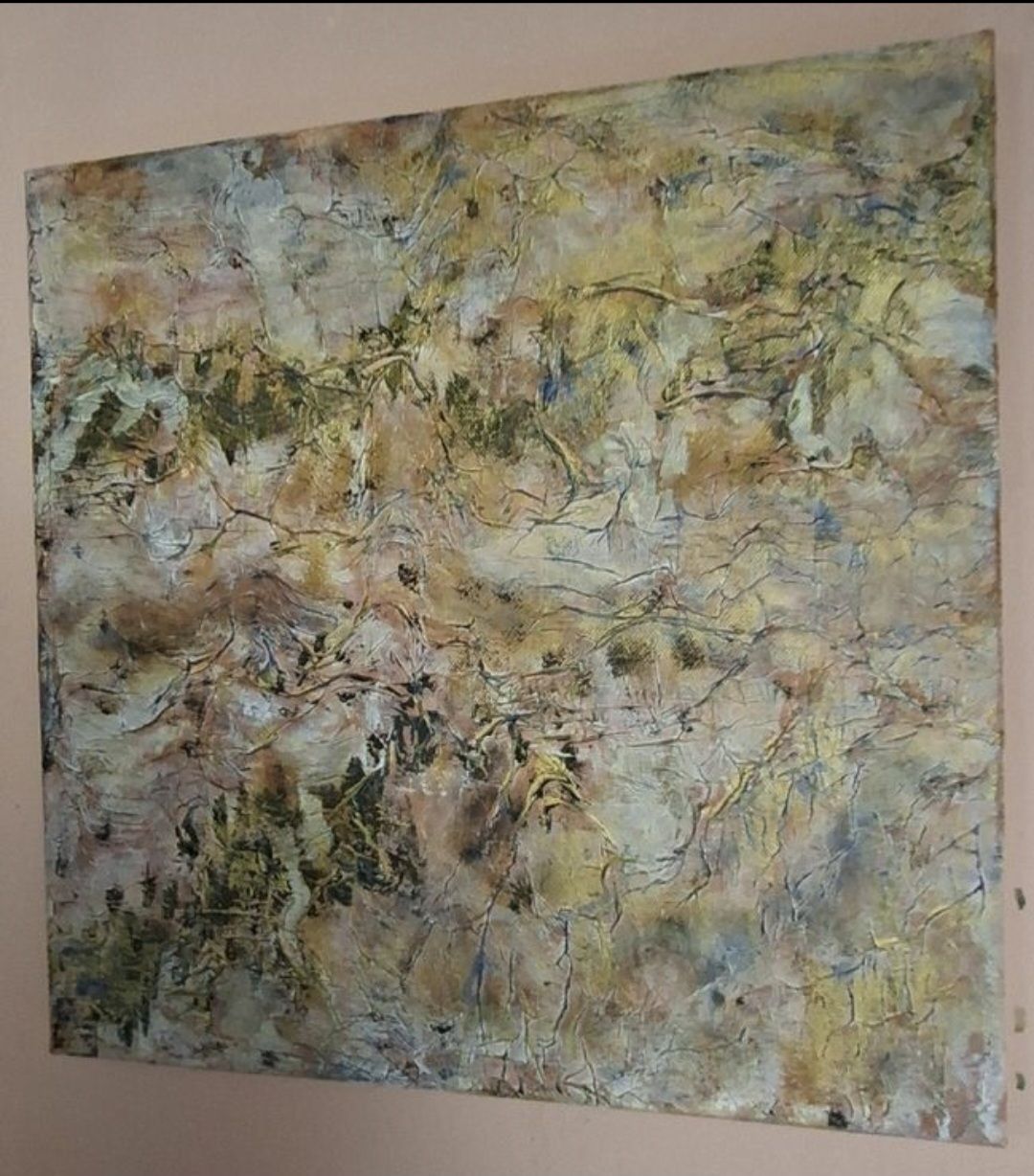 Tableaux: Gemälde mit Strukturmasse handmade 40×40 – Neuf (Voir description) à Riehen par Steinbock1970 3