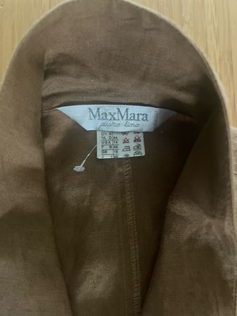 Robe MaxMara 100% Lin  T44