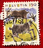 CH Briefmarken Stempel  