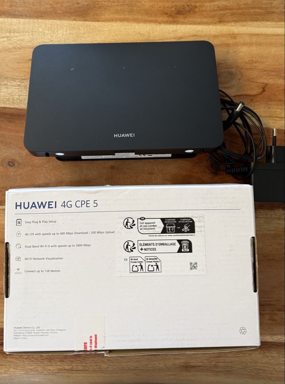 Huawei 4G CPE 5, LTE-WLAN-Router, mit 400 Mbit/s, Wi-Fi 6 (Gebraucht ...