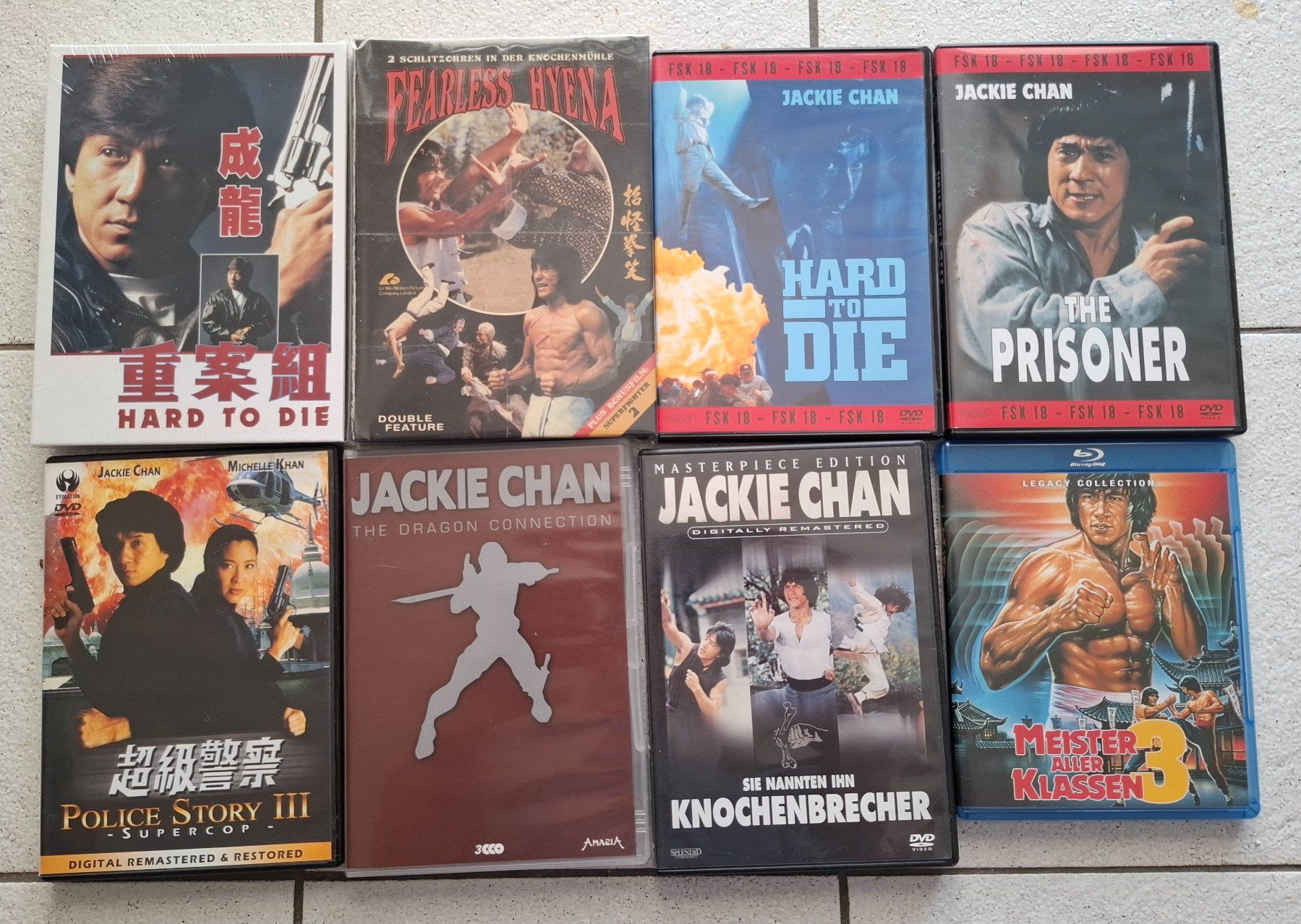 Tutti i DVDs: Jackie Chan auf 4K UHD, BD, DVD – Nuovo (secondo la descrizione) da Riehen venduto da DVD-Palace