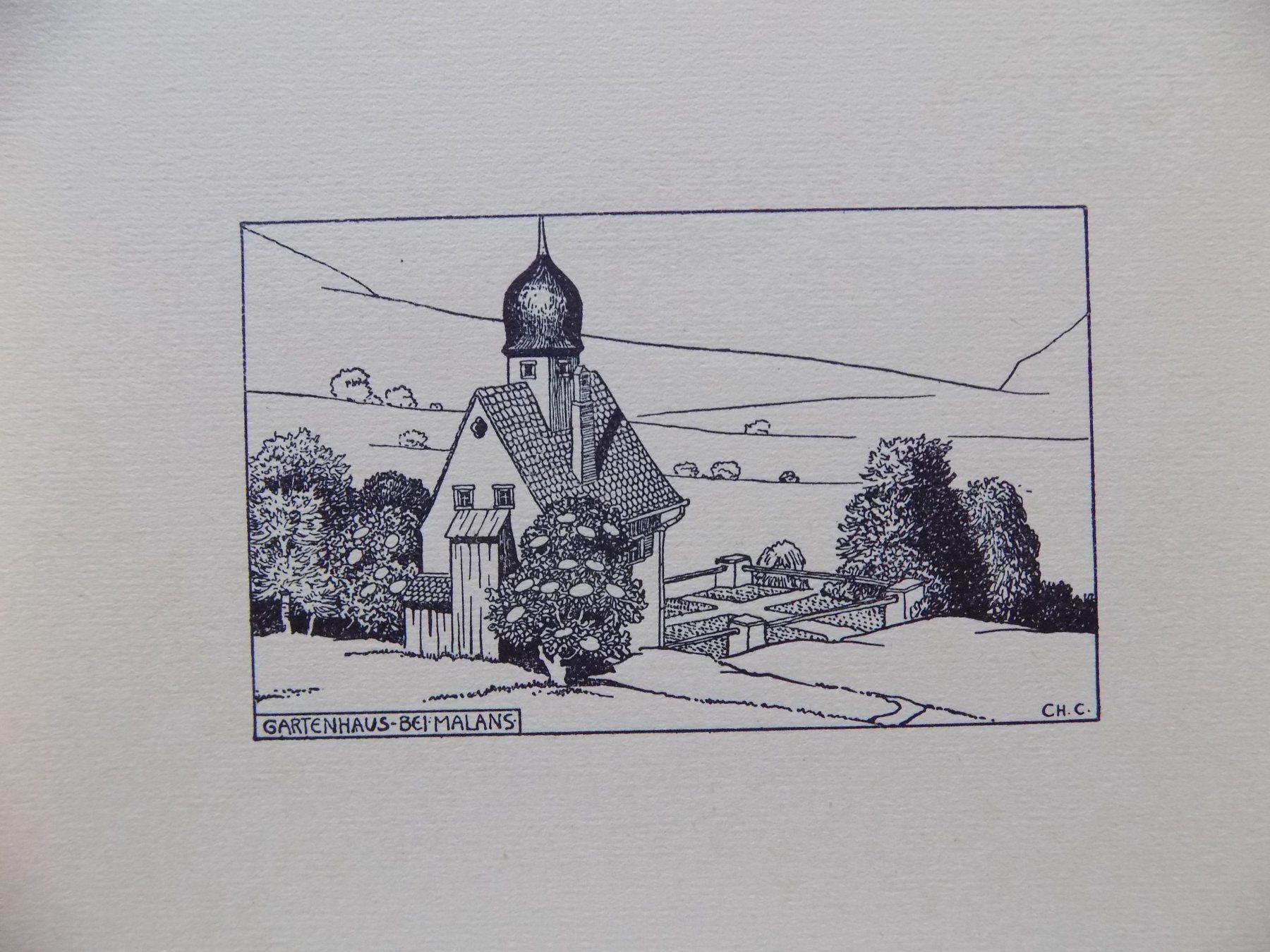 Gravures: Gartenhaus bei Malans – D'occasion à Risch par Rischli15 1