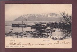 LAUSANNE - Ouchy - Débarcadère - Bateau CGN - 1901