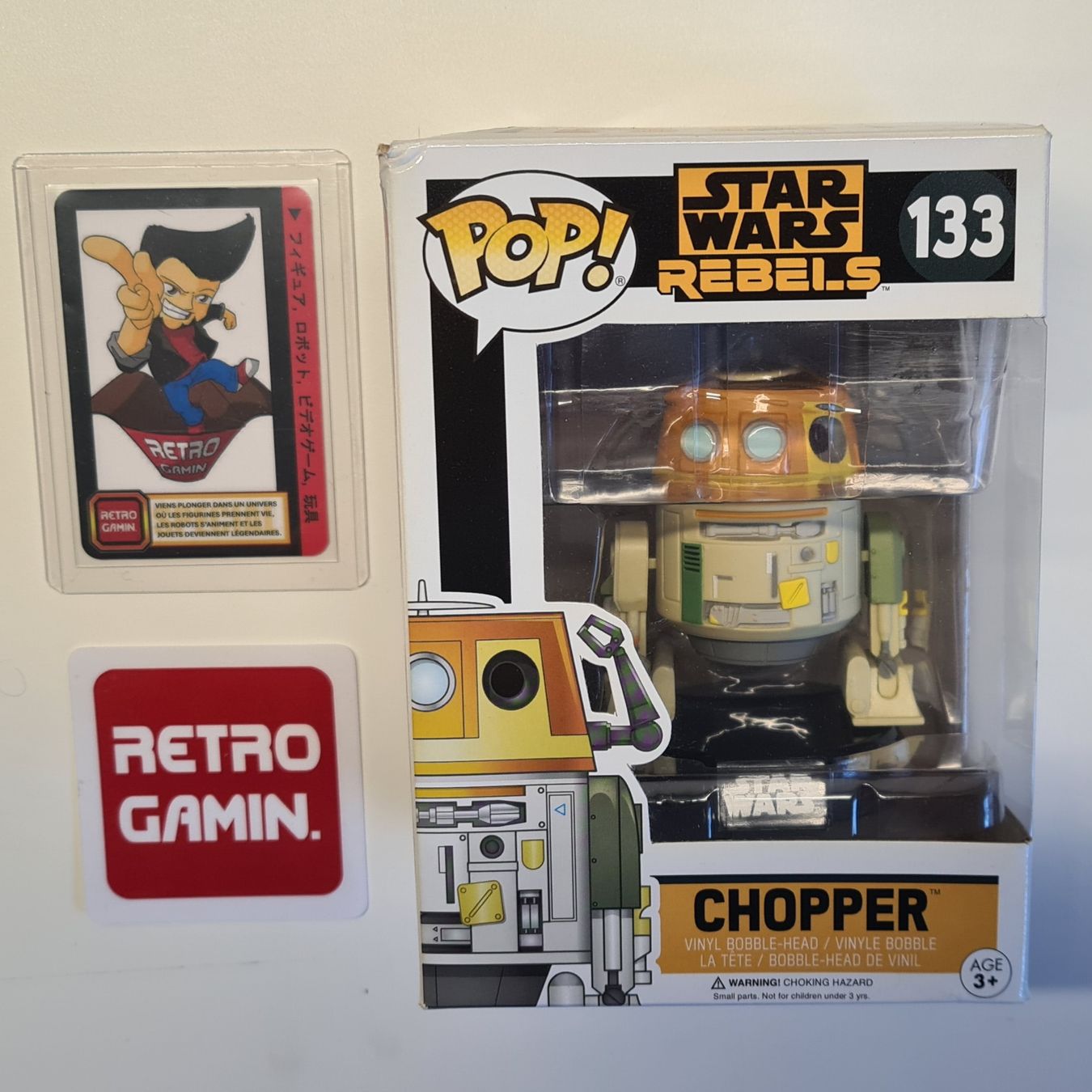 Statuette: Funko Pop - Star Wars Rebels Chopper -  133 - NEUF – Nuovo e nell'imballaggio originale da Villarzel venduto da Retro_Gamin.