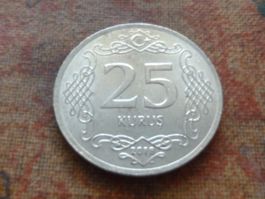 TURQUIE  25 Kurus  2018