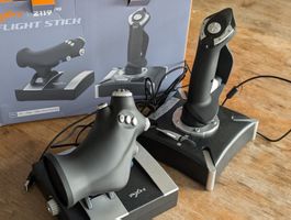PXN 2119 Pro Flight Stick Joystick Set mit Verpackung NEU!