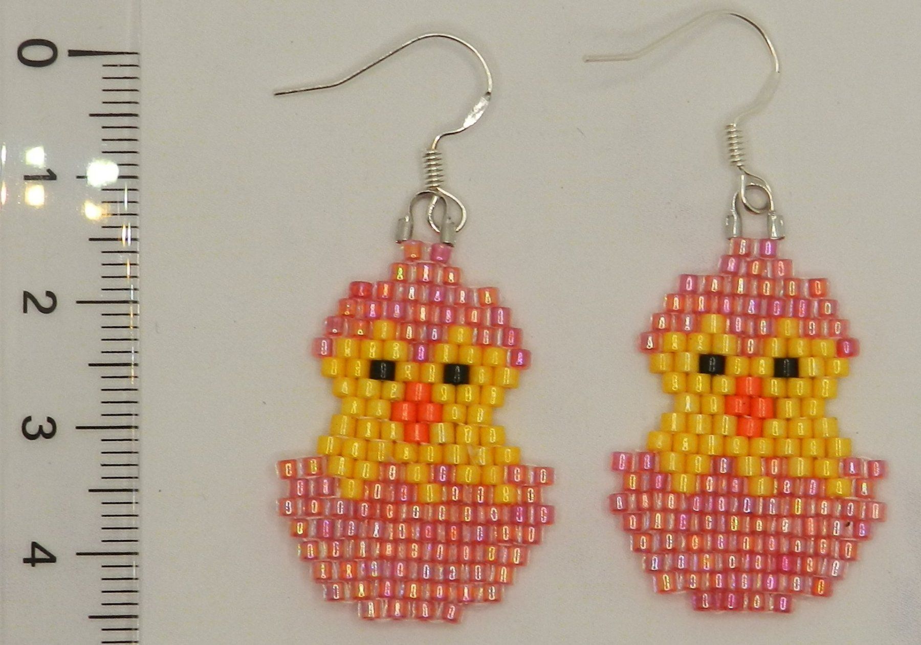 Orecchini pendenti & Orecchini a lobo: handgemachte Perlenohrringe- Oster design- Huhn – Nuovo (secondo la descrizione) da Zürich venduto da pisamun 3