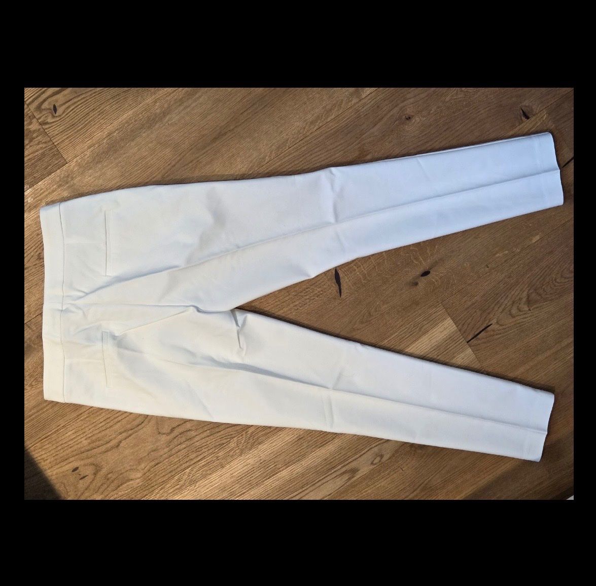 Mango Pantaloni: MANGO Stoffhose weiss – Usato da Sugiez venduto da mir_5flk