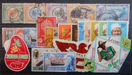 Sierra Leone British Lot mit alten Werten IV