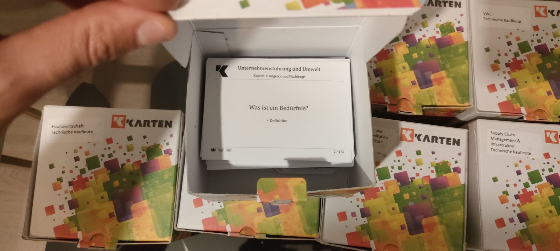 Autres fournitures scolaires: Lernkarten Technische Kaufleute – D'occasion à Bern par mal_jh6f 9