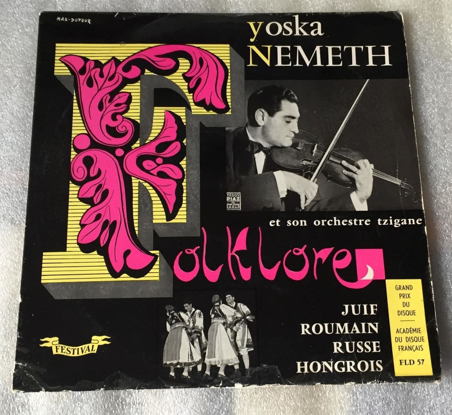 Yoska Nemeth Folklore Juif Hongrois Roumain Russe LP Vinyle (Gebraucht ...
