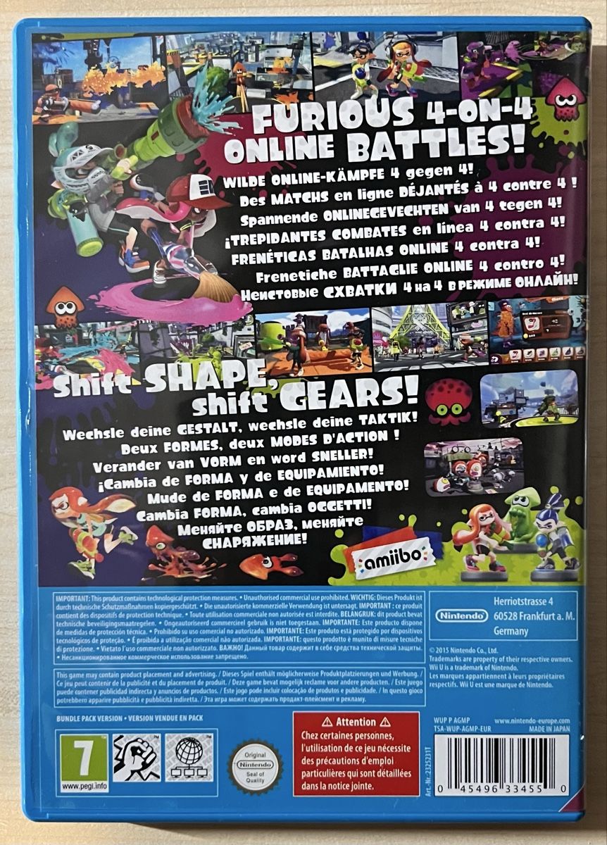 Spiele: Splatoon WiiU – Gebraucht aus Grandevent von David28313 1