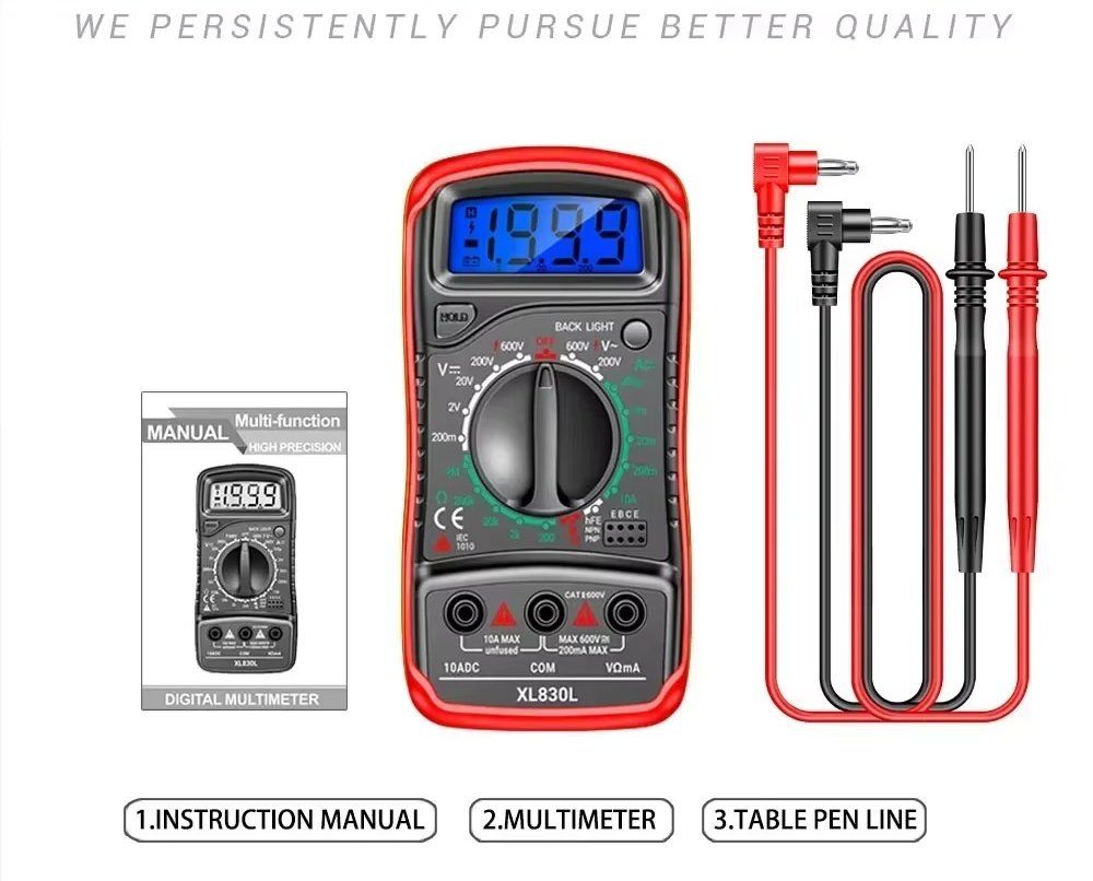 Misurare: Digital-Multimeter LCD Amperemeter – Nuovo e nell'imballaggio originale da Uerkheim venduto da Kaufoption