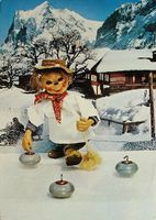 GRINDELWALD Mecki spielt Curling