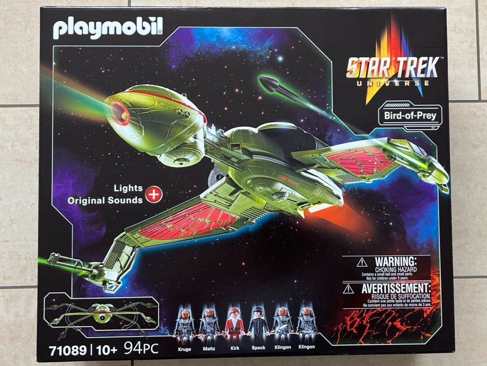 Star Trek Raumschiff Playmobil Bird-of-Prey Nr. 71089 NEU 1