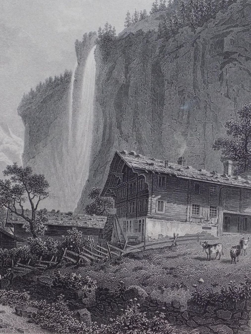 Gravures: Lauterbrunnen Staubbach – D'occasion à Risch par Rischli15 6