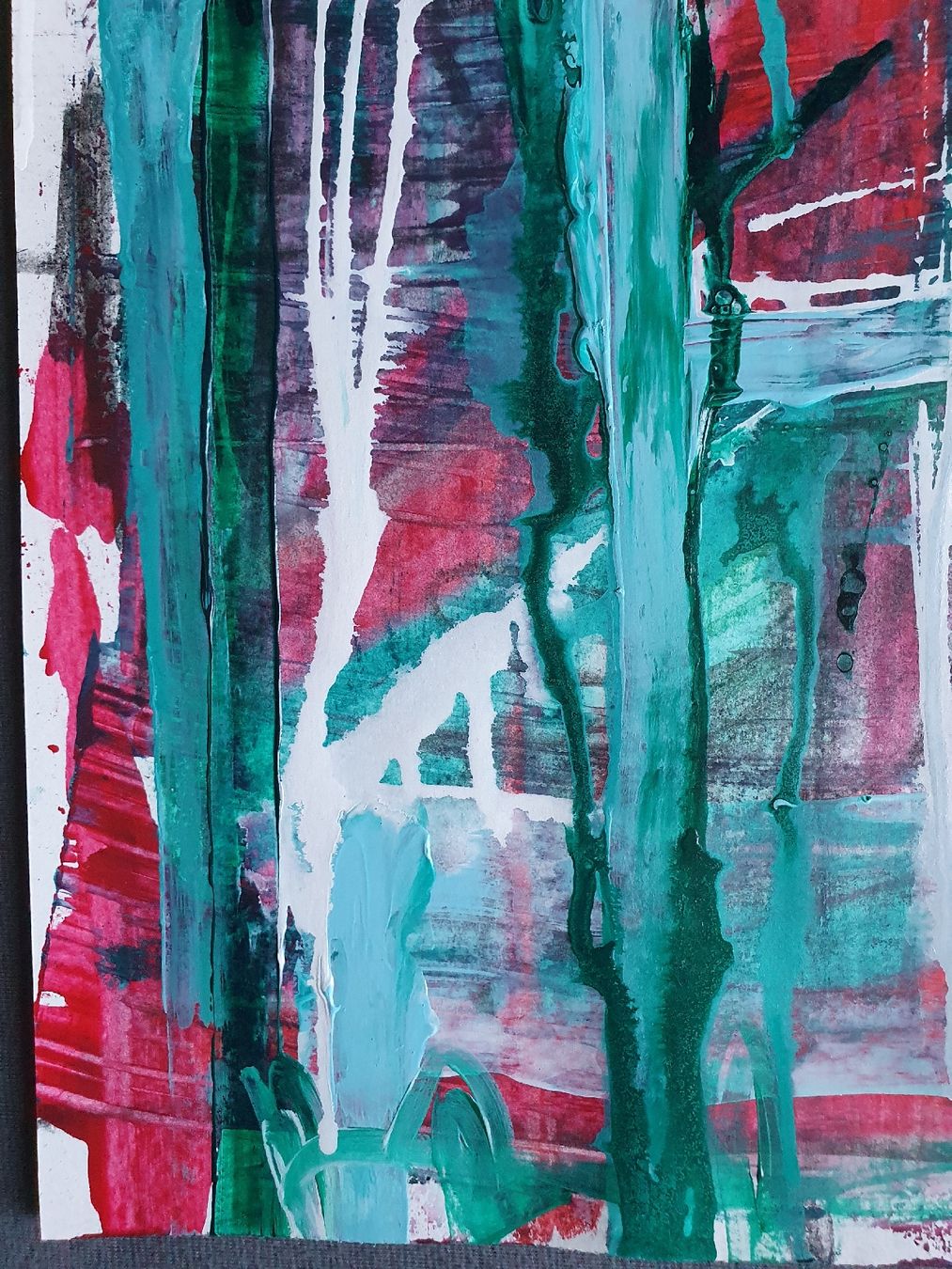 Dipinti: Abstrakte Malerei Acryl auf Papier A3 – Nuovo (secondo la descrizione) da Wimmis venduto da hel_m26m 5