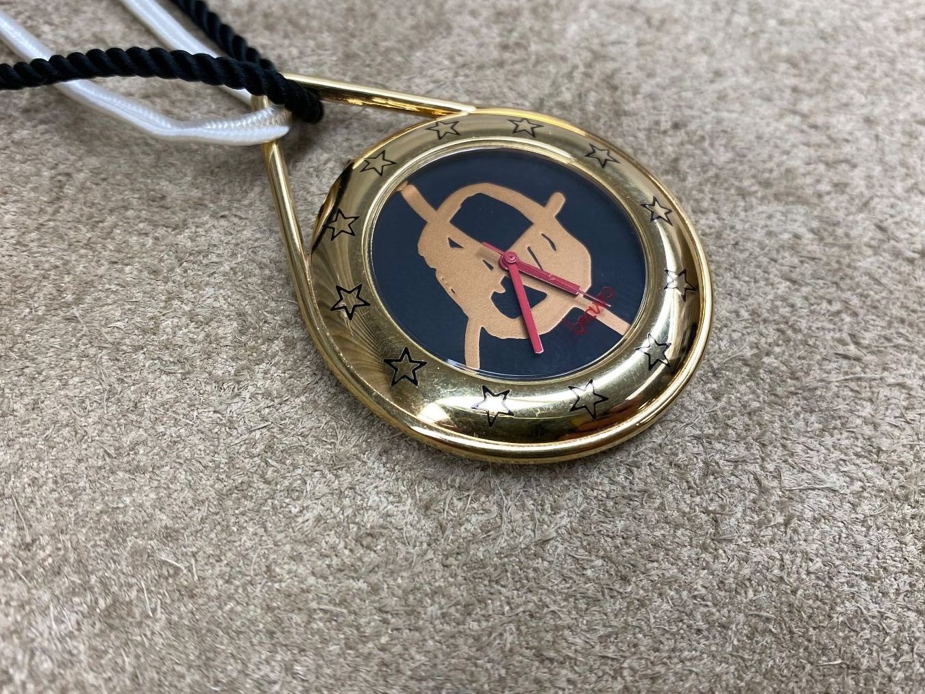 Orologi: BRAVO Anhänger Uhr ca. 80er Jahre Quartz – Usato da St. Gallen venduto da galluswatches 1