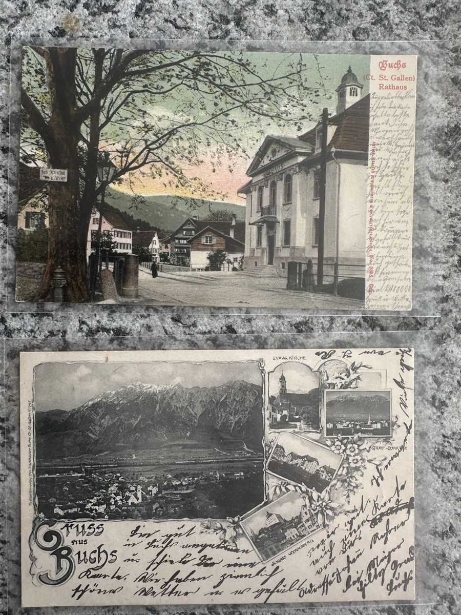 Ansichtskarten: Buchs SG 2 Lithos – Gebraucht aus Wettingen von Phibras