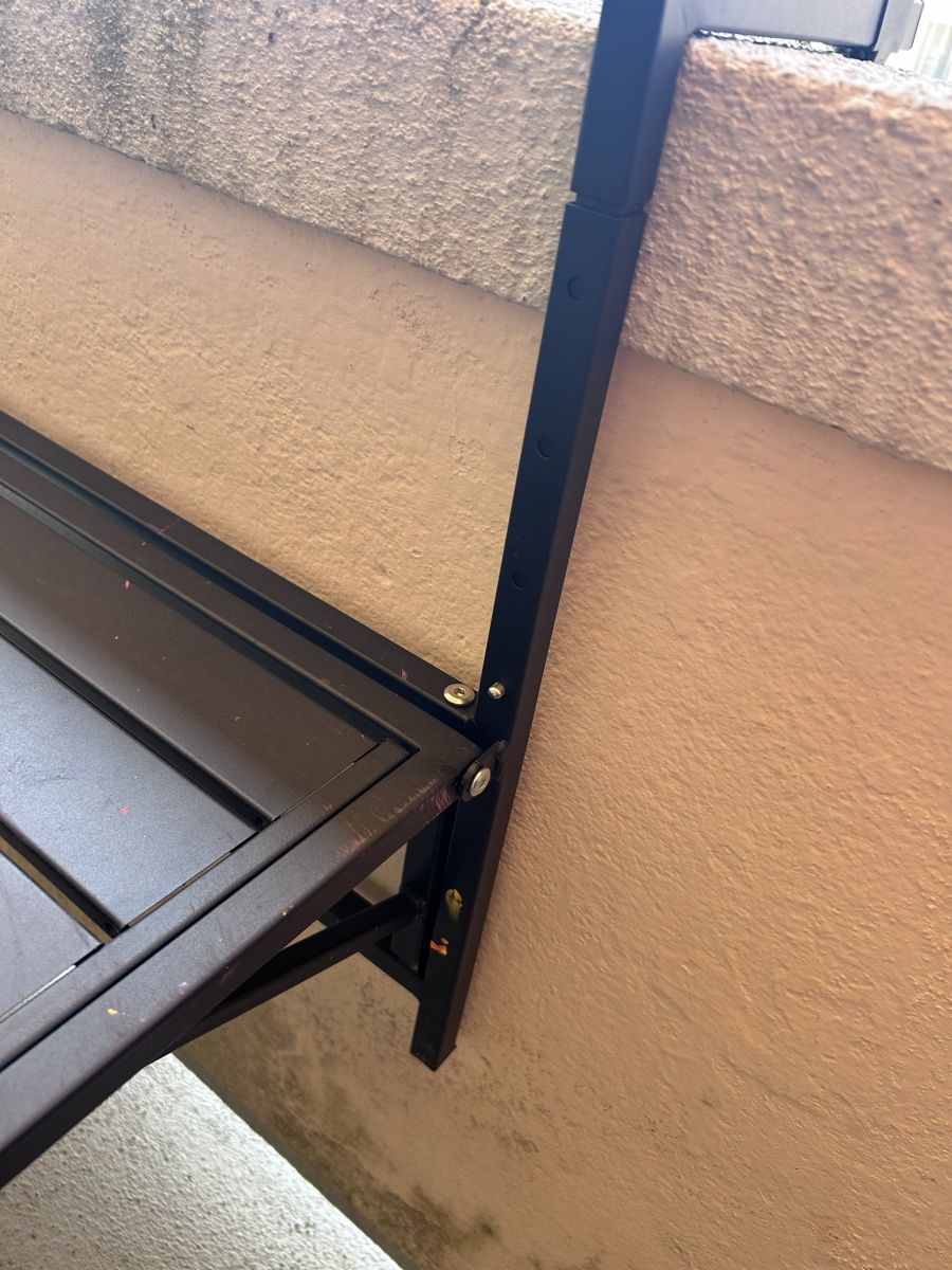 Tische: Balkontisch klappbar schwarz Breite 60cm – Gebraucht aus Zürich von ann_9fv5 3