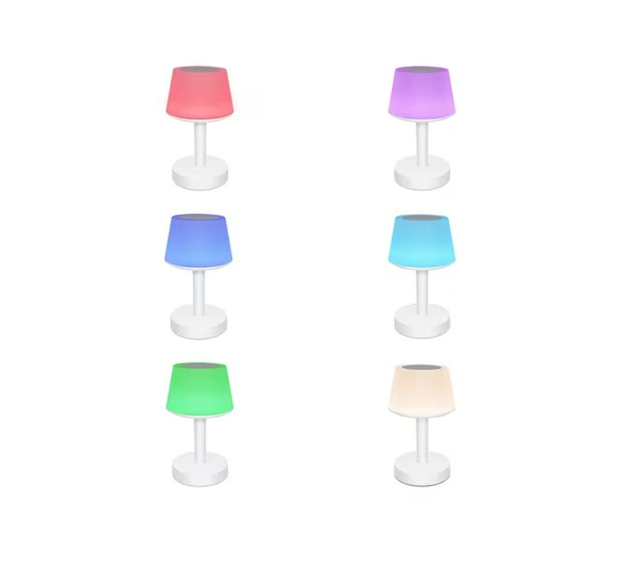 Lampen: Tischlampe mit Lautsprechern – Neu und originalverpackt aus Bauma von Moonbrix 2