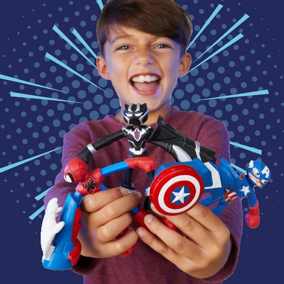 Play-Doh Giocattoli: Play-Doh Captain America Stempel-Schild – Nuovo e nell'imballaggio originale da Oensingen venduto da Liquidations-Shop 2