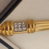 Vintage Brosche/Anstecknadel,  vergoldet cicronia