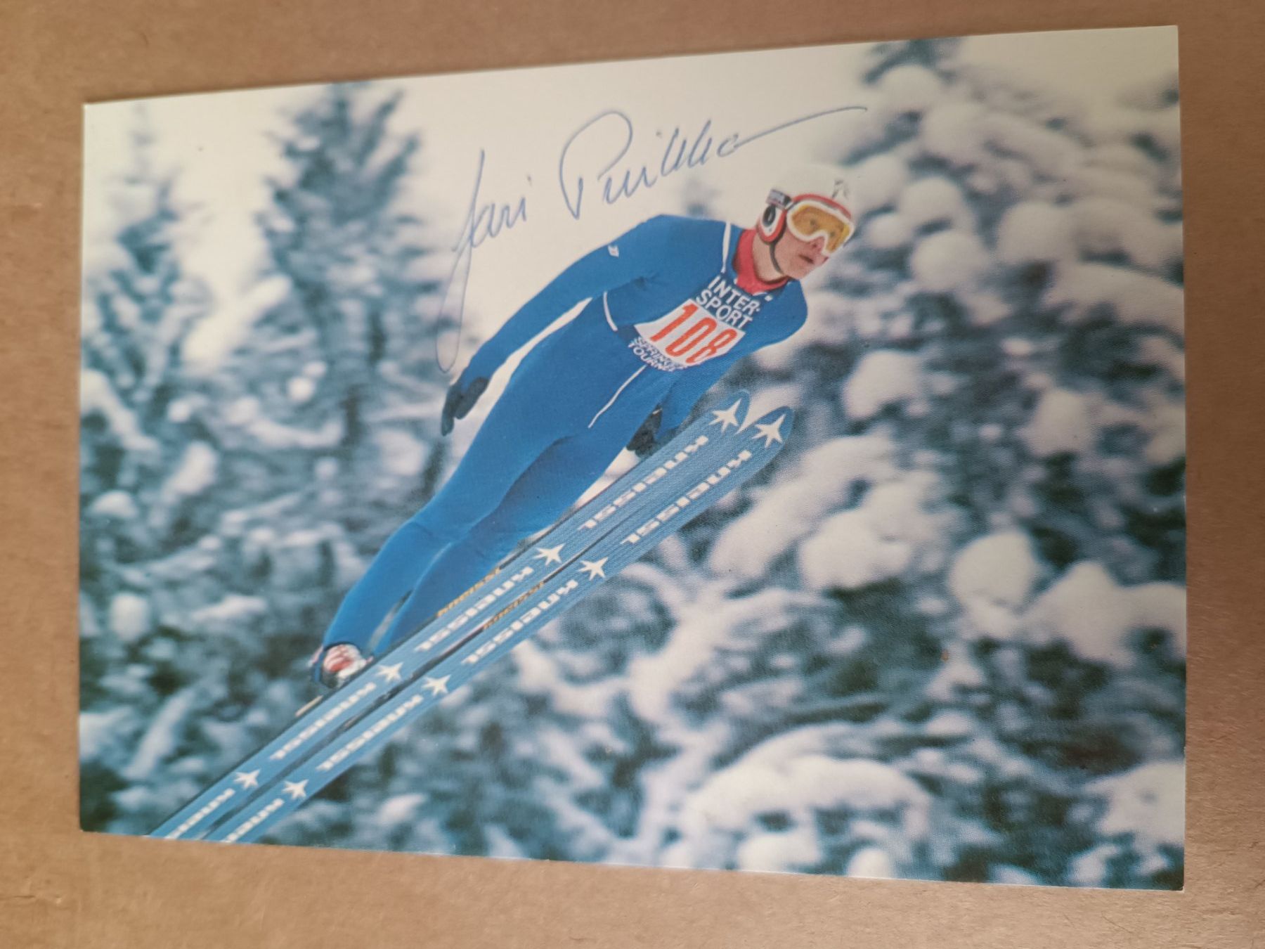 Autografi: Jari Puikkonen - handsignierte alte Autogrammkarte – Usato da Menziken venduto da Autogramme