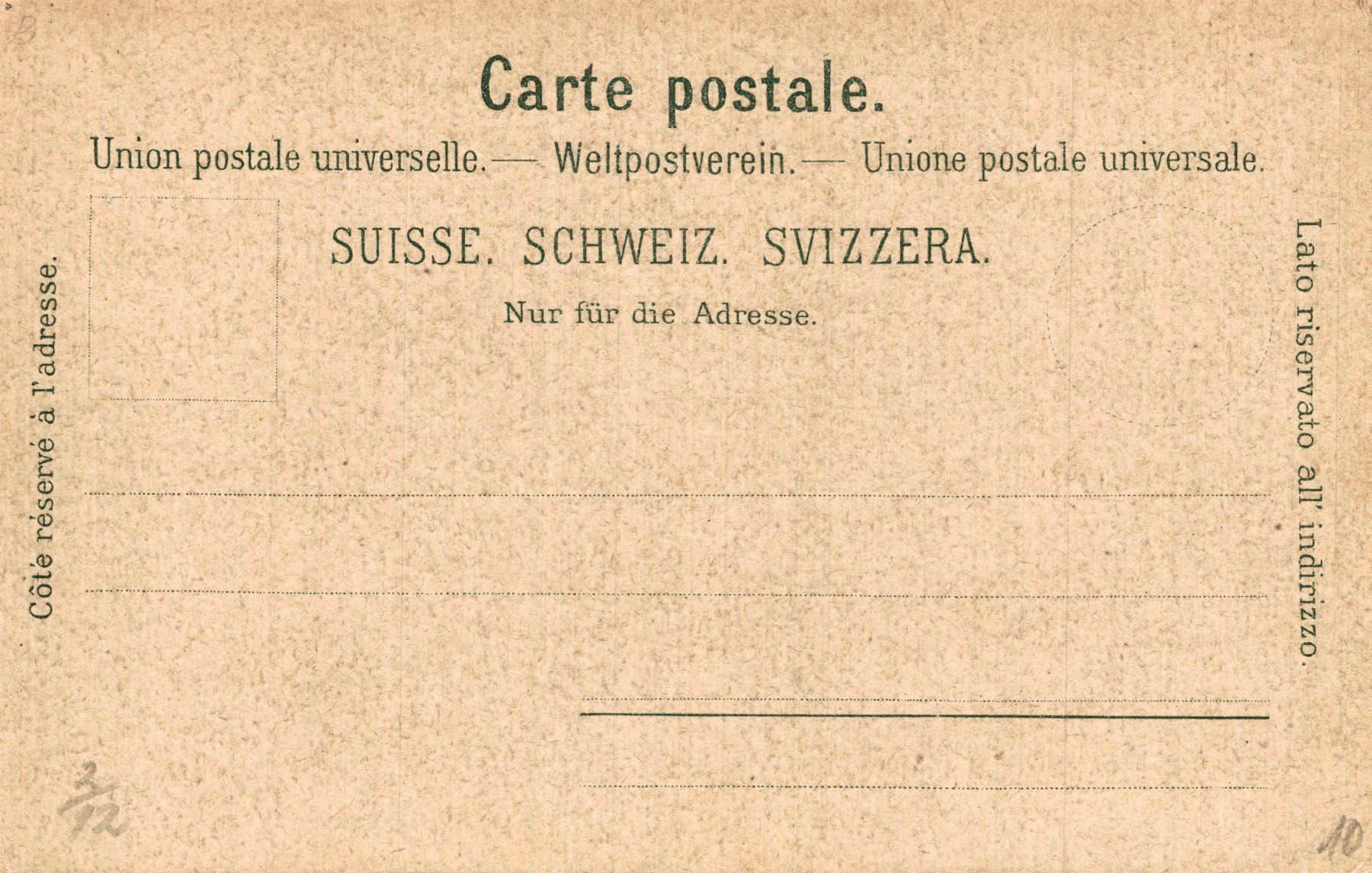 Cartoline postali: Mondschein-Litho Solothurn, Einsiedelei – Usato da Bronschhofen venduto da Astore 1