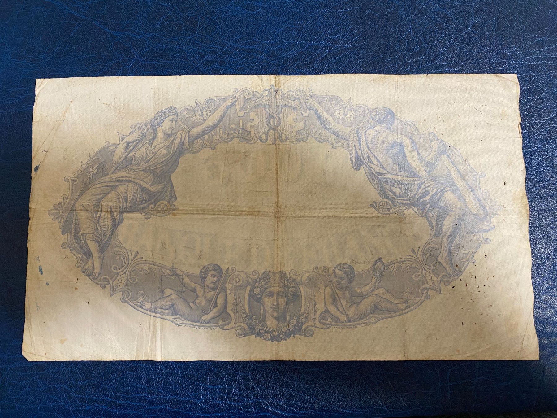 Banconote: 500 francs 1938 – Usato da Dällikon venduto da Woldbanknoten 2