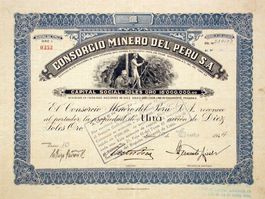 Consorcio Minero del Peru SA, Lima - 1944