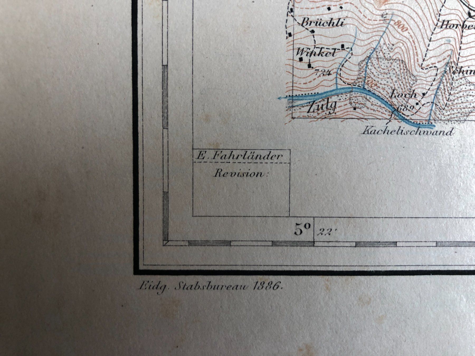 Landkarten & Atlanten: Siegfriedatlas Bl. 385: Schwarzenegg 1886 – Gebraucht aus Zürich von allp 6
