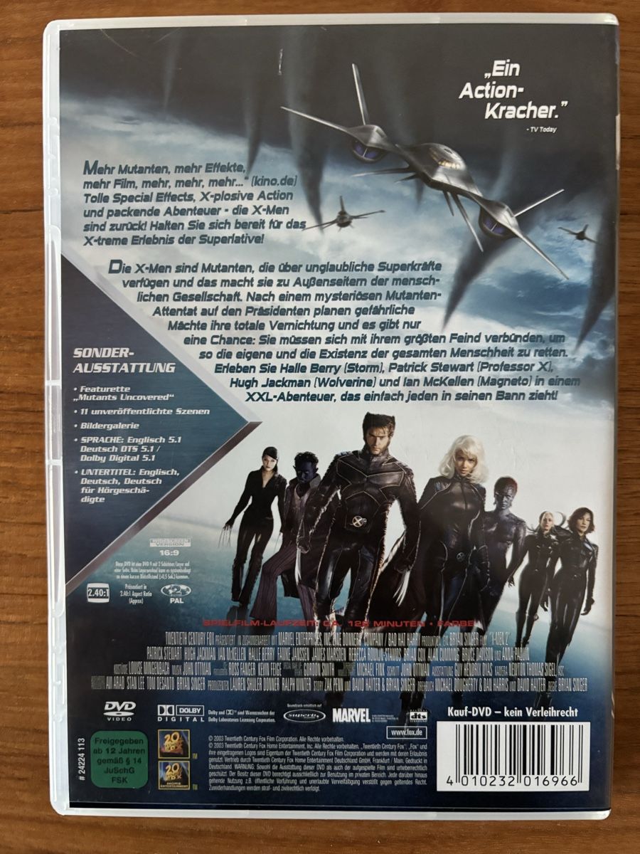 Tous les DVDs: DVD X-Men 2 – D'occasion à Belp par brb66 1