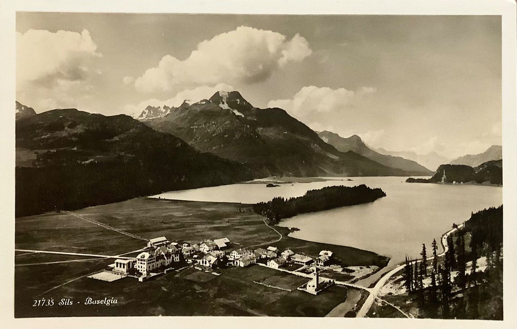 Cartoline postali: SILS -BASELGIA & Silsersee - Engadin – Usato da Root venduto da ENGLAND-TREASURES 1