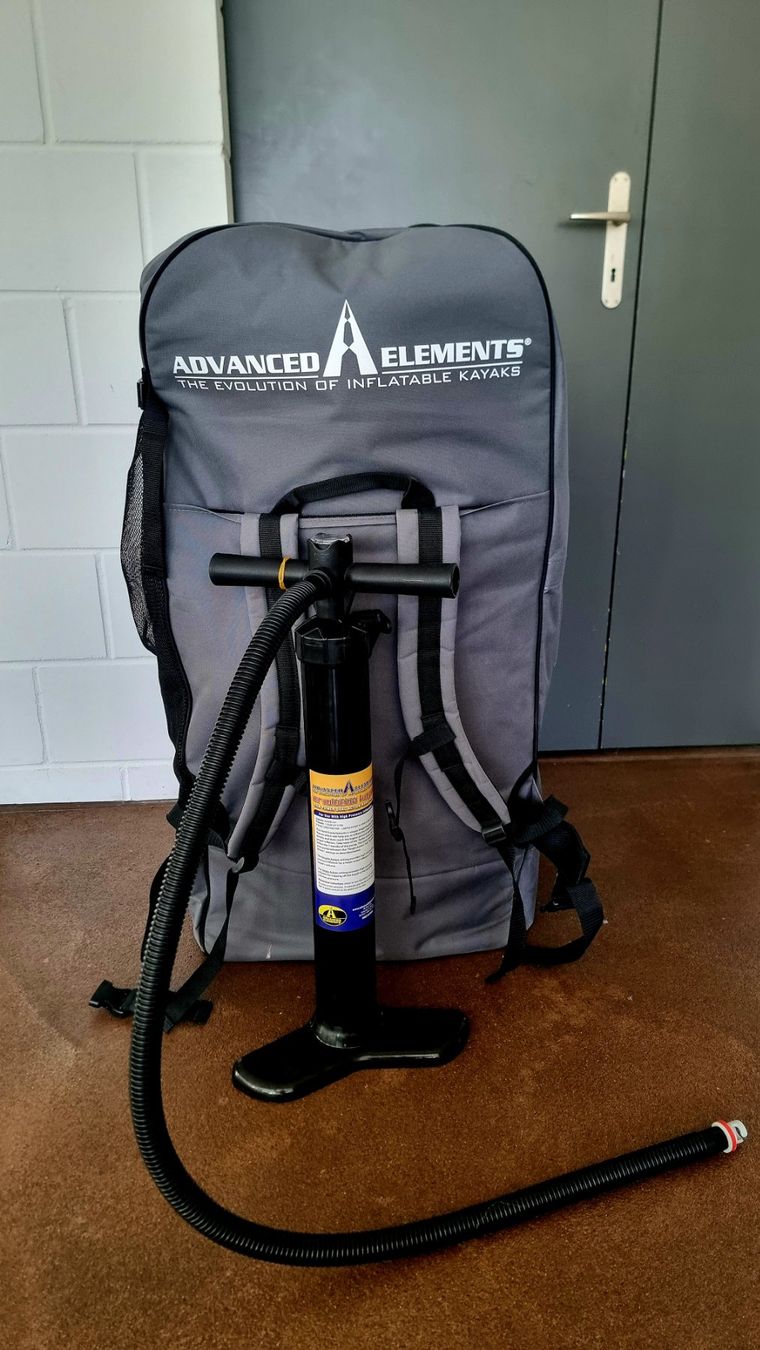 Barche: Set Kayak Advanced Elements AirVolution inkl. Karbon Paddel – Usato da Bern venduto da lorenzobonati 4