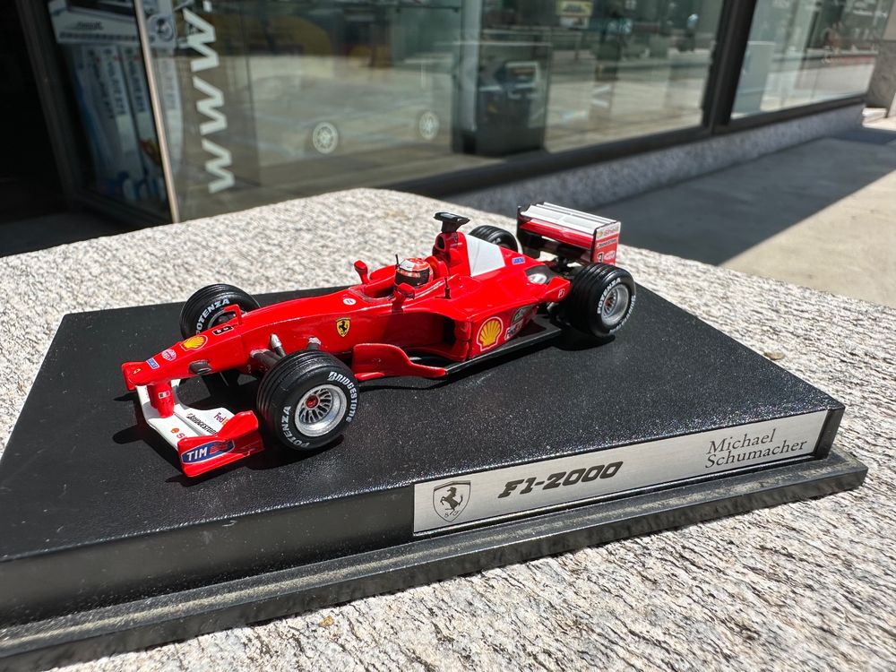 Hot Wheels 1/43 Ferrari F1 2000 – Michael Schumacher, Miniature Métal, Italie