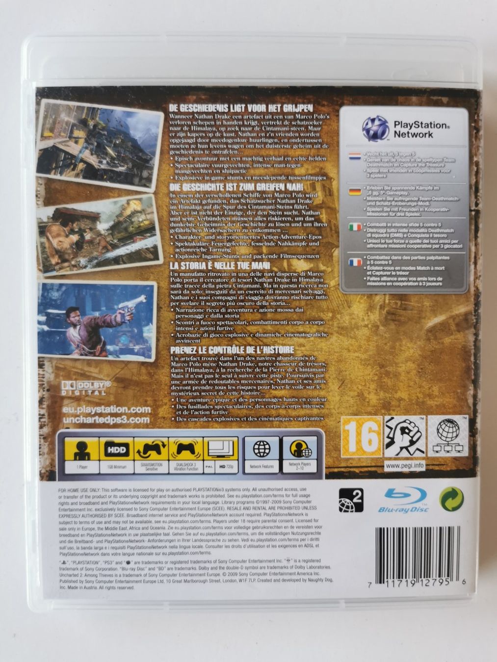 Giochi: Ps 3 - Uncharted 2 Among Thieves – Usato da Lenzburg venduto da eyworld 2