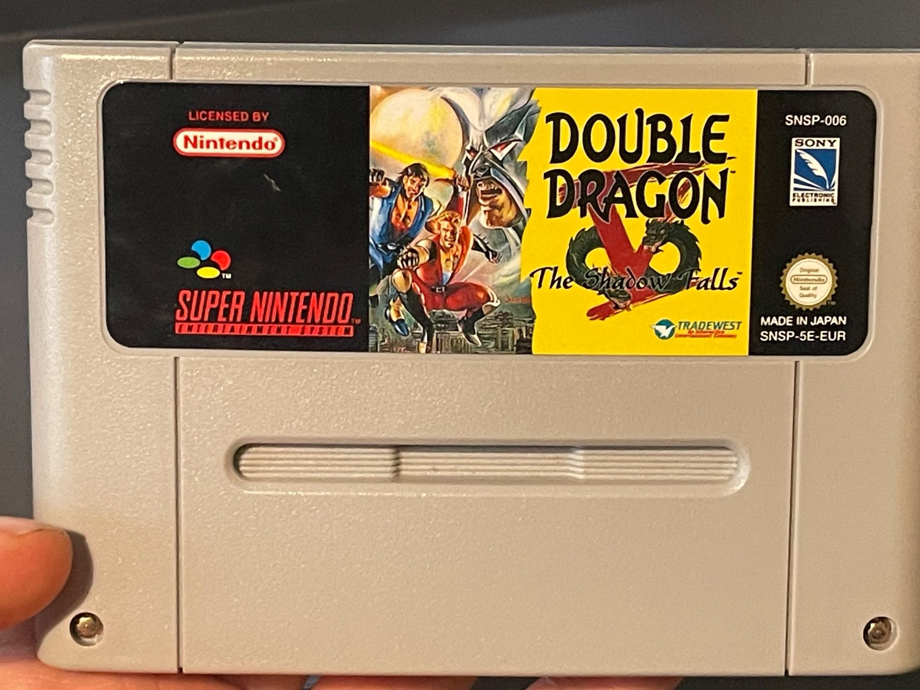 Nintendo Giochi: Super Nintendo: Double Dragon - The Shadow Falls, schön – Usato da Zuerich venduto da Dorsi 3