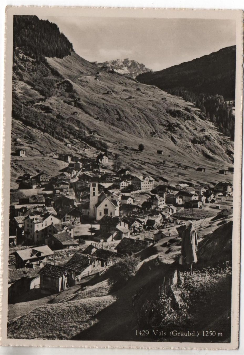Cartes postales: VALS (Graubd.) 1250 m – D'occasion à Jona par philajona