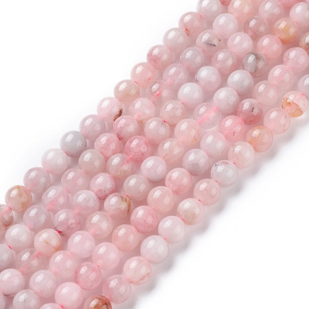 Edelsteine: Rosenquarz Perlen 8mm     1 Strang – Neu (gemäss Beschreibung) aus Alpnachstad von perlengaby 3