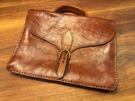 Vintage Leder Aktentasche mit Patina