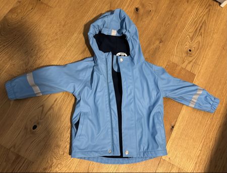 Gefütterte Regenjacke Gr. 92