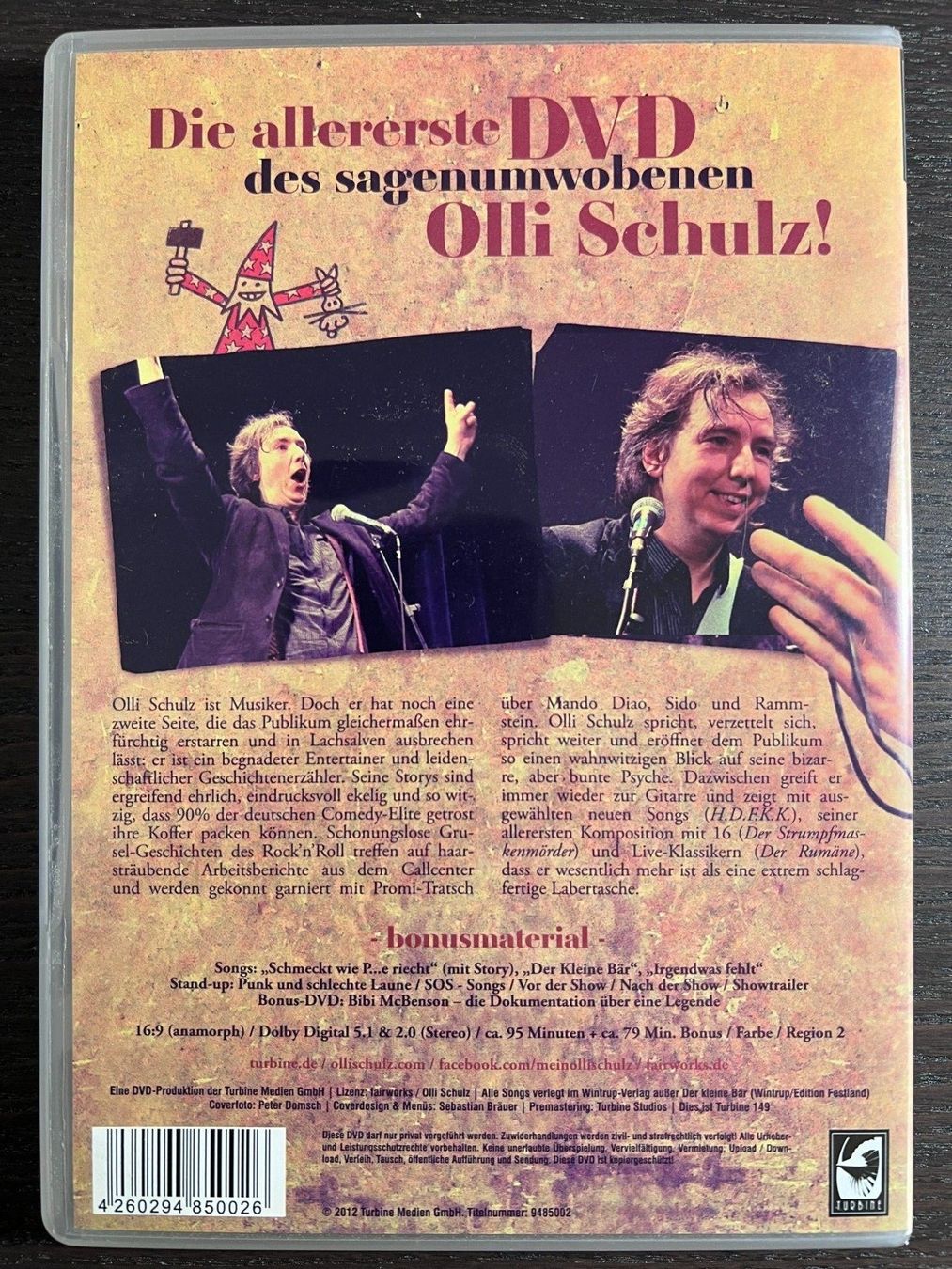 Tutti i DVDs: Olli Schulz - SOS Live – Usato da Zürich venduto da FilmFreunde 1