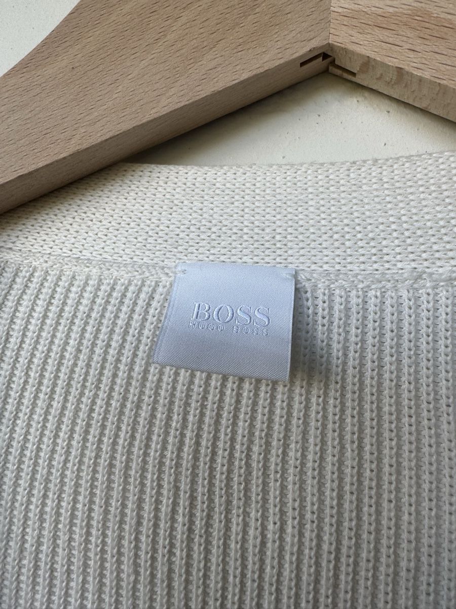 Hugo Boss Pullover & Sweatshirts: Hugo Boss Strickjacke Ecru Gr. L – Neu (gemäss Beschreibung) aus Brütten von Rod816 2